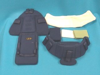 通気性面パット 紺